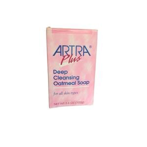 Artra Plus Deep Cleansing Oatmeal Bar Soap for All Skin Types / 3.6 oz